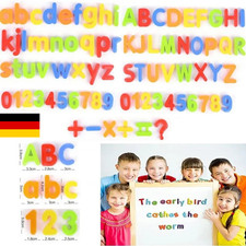 Magnet Buchstaben Zahlen Symbole ABC Alphabet Kinder Magnettafel Lernspielzeug