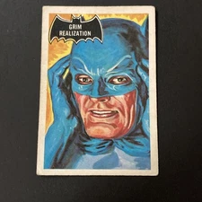 1966 A&BC Batman Black Bat Fan Club Back Batman Grim Realization #7