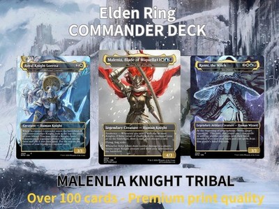 Elden Ring Malenia Commander Deck  103 EDH Proxy Cards  Premium Gift With  Box | eBay