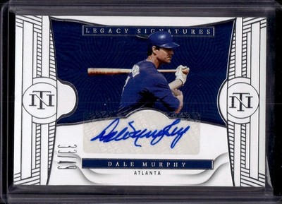 Dale Murphy 2023 Panini National Treasures #LS-DM Legacy Signatures Auto /49