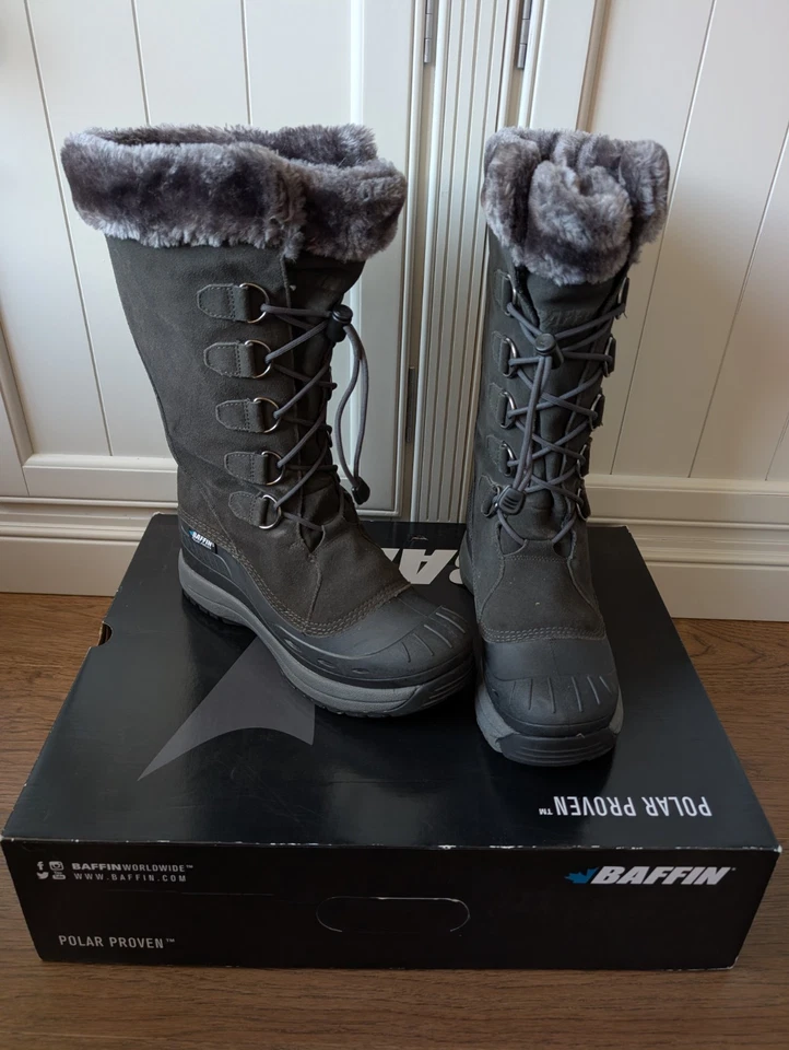 Bota Judy Baffin Polar Mujer Gris Tallas: US 10, Eur 40 Impermeable -40° Cuero Foto 2 de 4