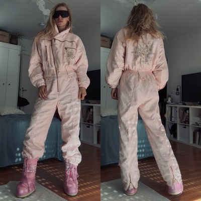 Vintage MCM Pink Ski Jumpsuit 80s 90s Rare Collectors Piece