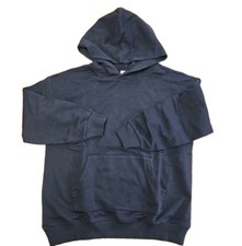 NWT HANNA ANDERSSON SOFT BLACK FRENCH TERRY PULLOVER HOODIE 130 8 55