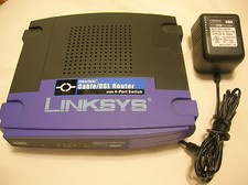 LINKSYS ETHERFAST CABLE / DSL ROUTER WITH 4-PORT SWITCH MODEL;BEFSR41 AC ADPT.