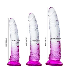  Big Dildo Penis Dong  - 6/7/8 IN Dildo Suction Cup for Beginner Adult Sex Toys