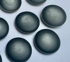 4 Vintage Chunky Blue Grey Shank Buttons 26mm B13-3 AUSSIE SELLER