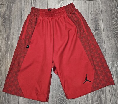 nike retro woven short red