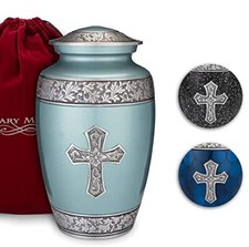 Honorary Memorials Turquoise Sacred Cross Cre...