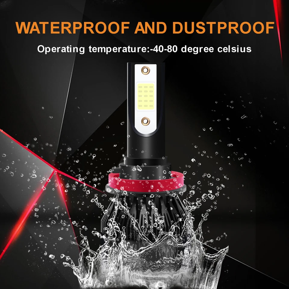 Faros antiniebla LED para Nissan Pathfinder 2017 2018 2019 2020 6x 8000 k Foto 3 de 4