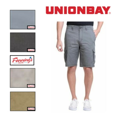 Unionbay Men's Medford Lightweight Cotton Cargo Shorts  - A25