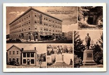 Postcard Missouri Hannibal Mark Twain Hotel Historical Sites c. 1920s    K714