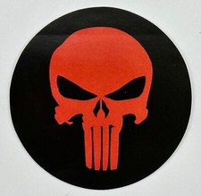 5 Red Punisher ...Skull... Decals