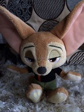 Zootopia S Finnick Takara Disney stuffed animal 22 cm Tag F4