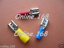 CrimpTerminals Electrical Wire Connectors Mixed M&Female Spade Red &Yellow 20pcs