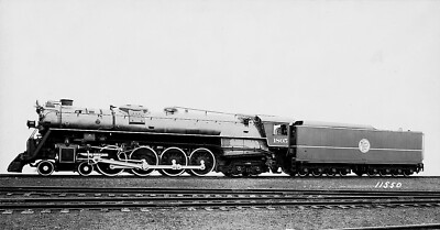 Atlantic Coast Line Railroad 1805 BLW 4-8-4 Class R-1 April 1938 5 x 7 Foto