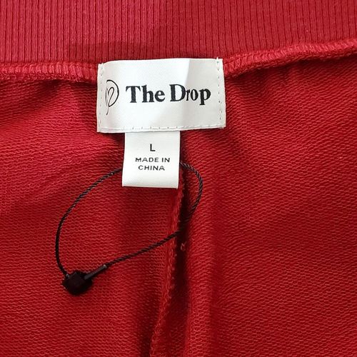 The Drop Maddie Jogger Pants Womens Large Red Loose-Fit Supersoft Sweatpants - Picture 2 of 13