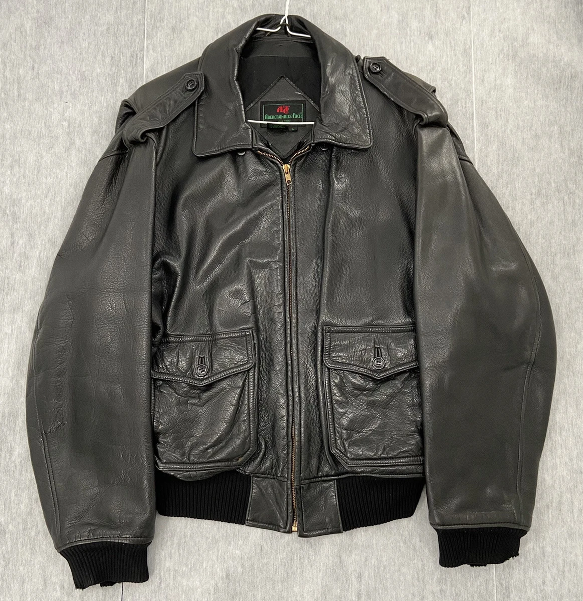 Abercrombie store leather jacket