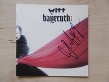 Joachim Witt autograph signed CD booklet "Bayreuth 1"