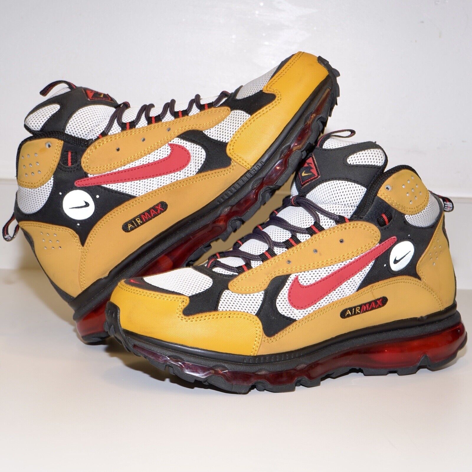 Pak om te zetten Wild Vertrouwen op Nike Air Max Terra Sertig Canyon Gold ACG Hiking Boot Sneakers Size 9 | eBay
