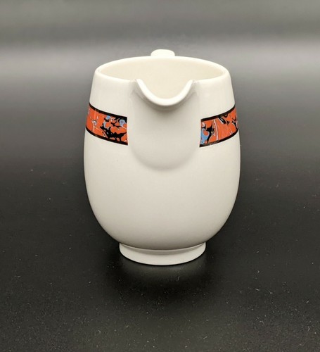 Novella Firestorm Creamer Portmeirion White Blue Black Good Condition - Picture 2 of 6