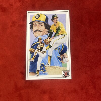 Rollie Fingers Brewers Pitcher MLB Legends Sports Memorabilia Post Card Postcard