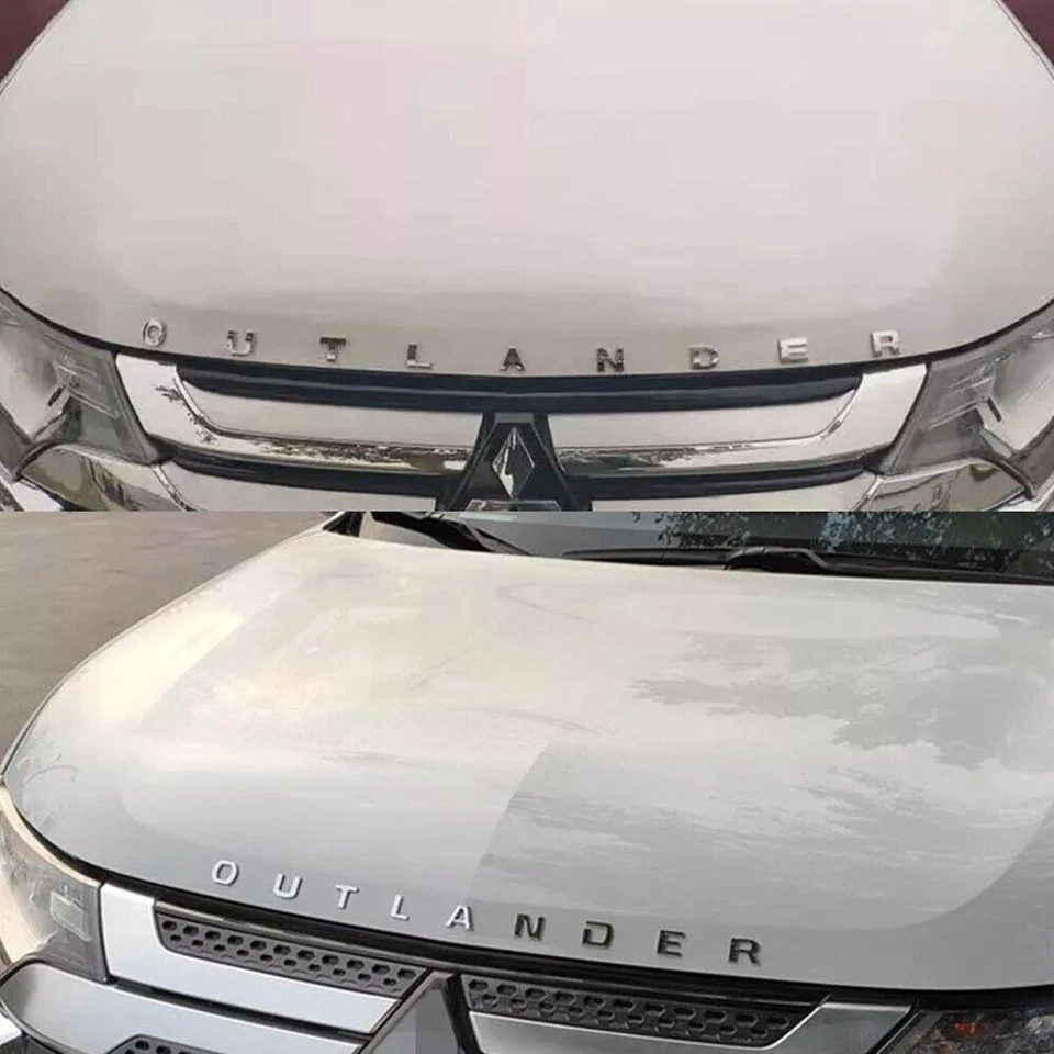 Capô frontal carta para acessórios Mitsubishi Outlander emblema esporte 03-21 - Imagem 2 de 4