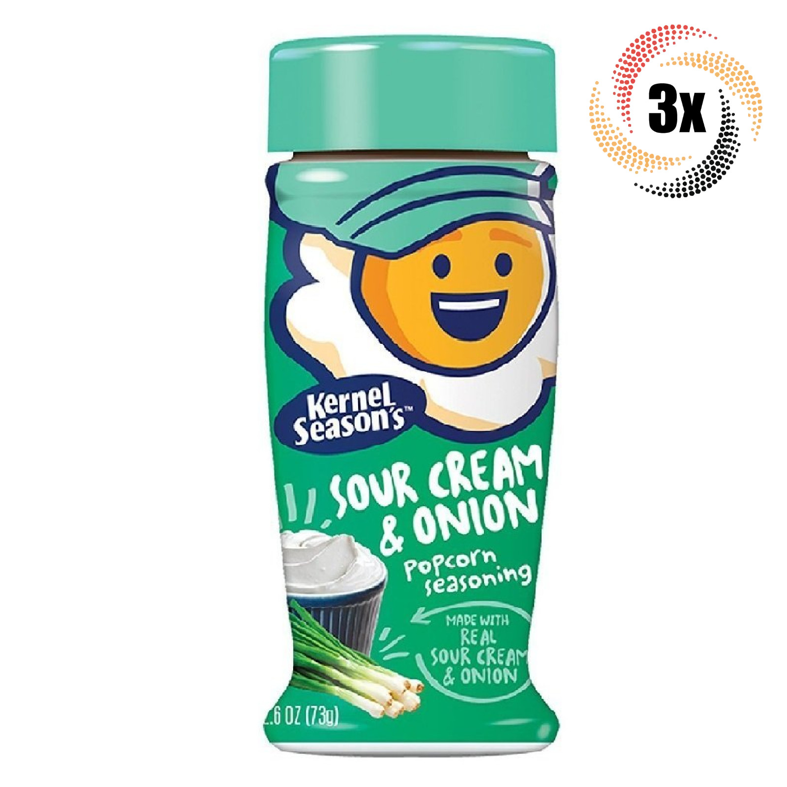 приправа для попкорна со вкусом сметаны и лука в шейкерах Kernel Seasons 26 унции 4590₽