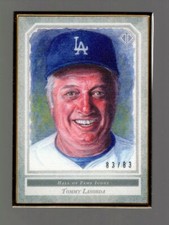 2018 Topps Transcendent TOMMY LASORDA #83/83 Hall of Fame Icons Sketch #HOFR-TL