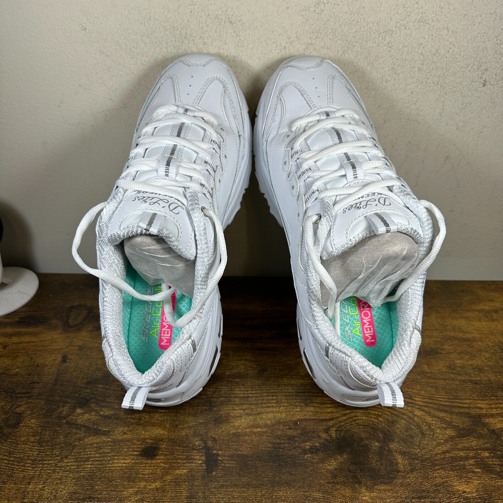 Skechers D Lites Fresh Start 11931 White Shoes Sn… - image 6