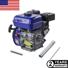 7HP Gas Engine Horizontal Shaft, 212cc 4 Stroke OHV for Water Pump Washer