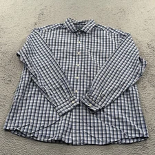 Polo Golf Ralph Lauren Shirt Mens 2XL Plaid Westerton 2-Ply Cotton Casual