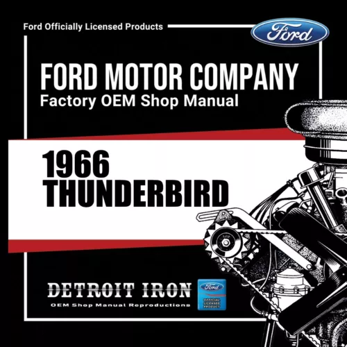 1966 Thunderbird Shop Manual, Sales Literature & Parts Books Kit