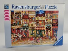 Ravensburger Streets of France 1000 Pc Jigsaw Puzzle Caf Art Paris 194087 EUC