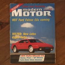 Modern Motor Magazine lotus esprit ea falcon skyline silhouette gts jul 1988
