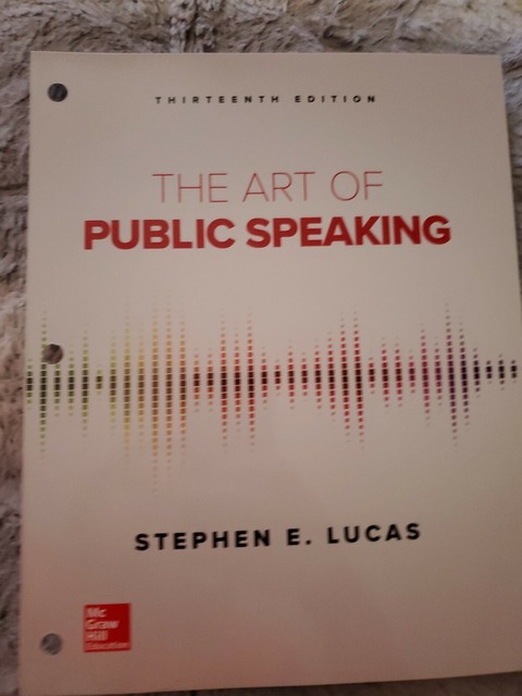 The Art Of Public Speaking Stephen Lucas Pdf