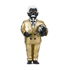 KIDROBOT GENERAL TSO'S NIGHTMARE Vinyl Art Figure Frank Kozik BLACK/GOLD Edition