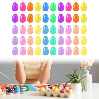50x befüllbare Ostereier Deko für Klassenzimmer Belohnungen Karneval Preise