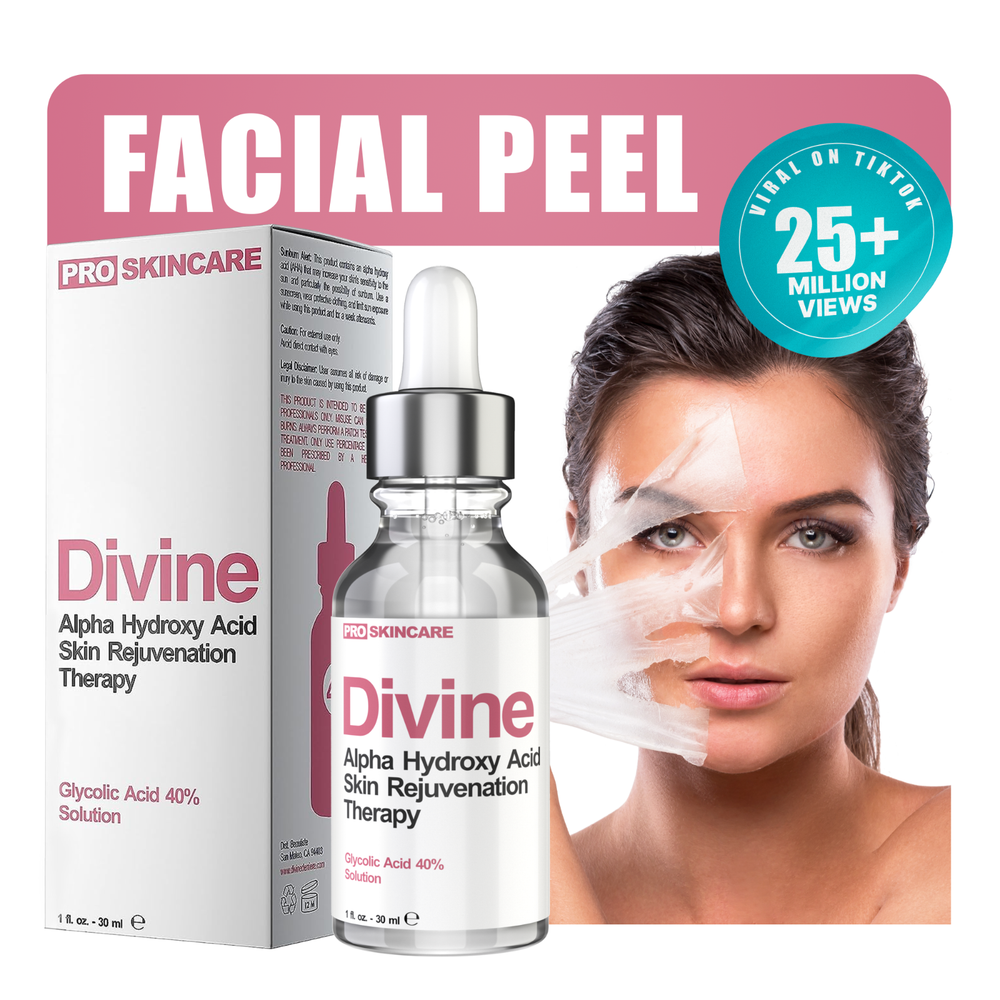 DIVINO Ácido Glicólico 40% Antienvejecimiento AHA Facial Gel cicatrices de acné