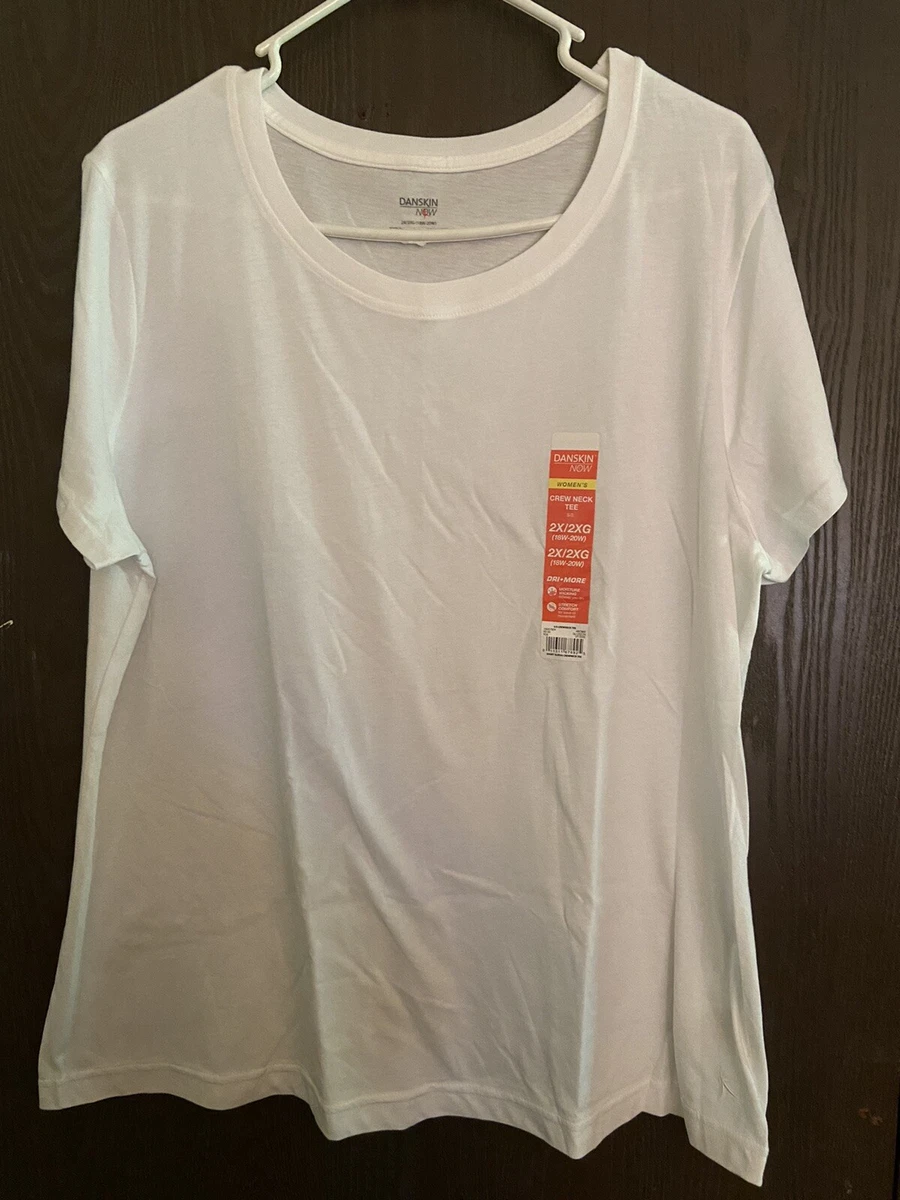 Danskin Now NWT Women s Plus Size 2X 18 20W Crewneck Tee Top