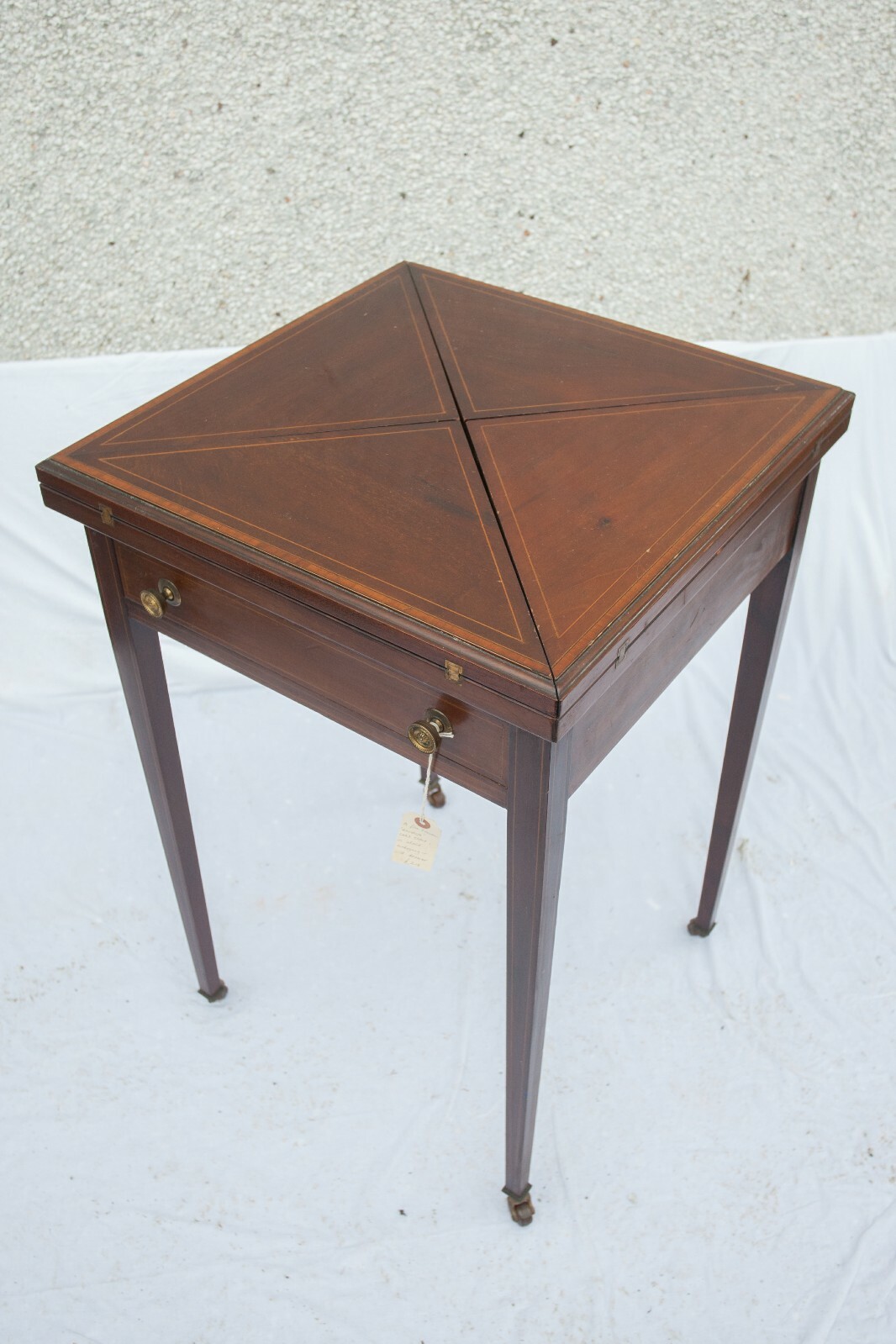 Edwardian mahogany games table eBay