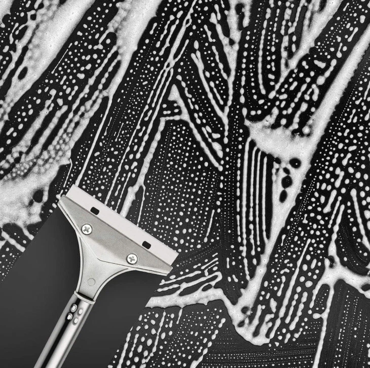 2pk 4” Razor Blade Scraper 12” Handle Wallpaper Remover Paint Wall & Floor P13G - Image 2 of 4