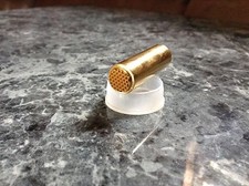 1911 End Cap Gov Standard Checkered Stainless 24k gold plated