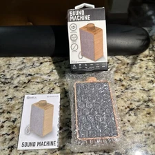 Bytech B-Well Sound Machine 6 Built-In Nature Sounds Timed Play with Hand Strap