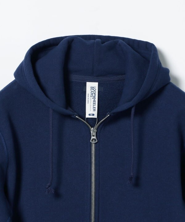 ASK availability First) BEAMS PLUS LOOPWHEELER / Slim Zip Sweat