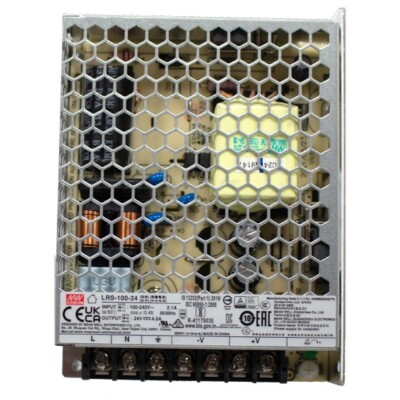 MEANWELL POWER SUPPLY, LRS-100 SERIES, 24V