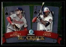 Elijah Green / Jake Bennett 2022 Bowman Draft Chrome Blackjack A Card #BJ-5