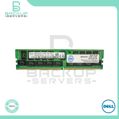 SNPCPC7GC/32G Dell 32GB 2400MHz PC4-19200 CL17 2Rx4 ECC Reg Memory