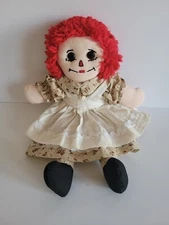 Vintag Raggedy Ann Doll Prairie Dress Apron