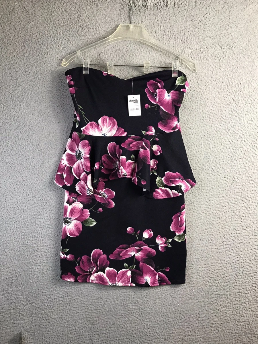 Charlotte russe top peplum dress