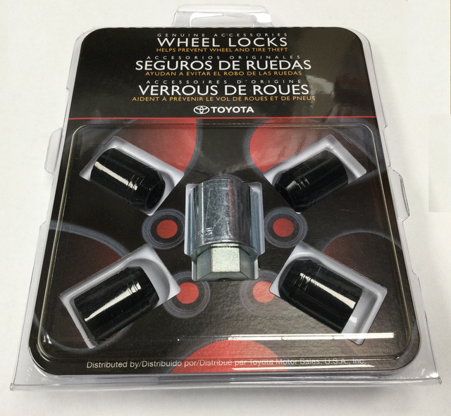 Genuine Toyota GR86 GR 86 Black Wheel Lock Set | eBay